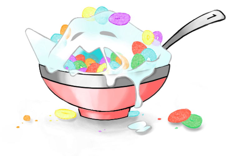 Milk Slime Cereal By Fruit1oops - Sundae (759x573)
