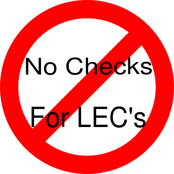 No Checks For Lecs Clip Art At Clker - Its Not My Job (600x600)