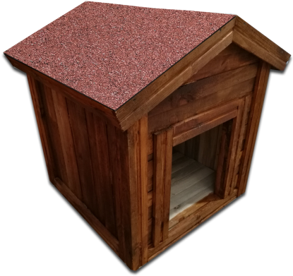 Wooden Dog House "may" - House (429x400)