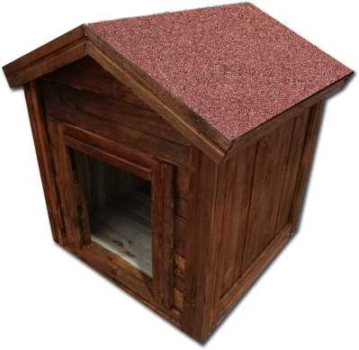 Снимки Напред Снимки Назад Wooden Dog House "may" - House (412x400)