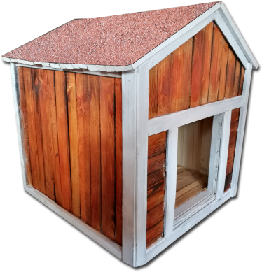 Wooden Dog House "francesca" - House (381x400)