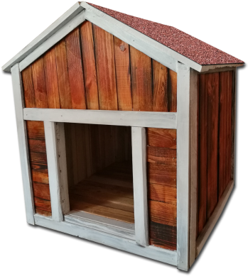 Снимки Напред Снимки Назад Wooden Dog House "francesca" - House (362x400)