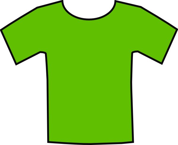 This Free Clip Arts Design Of Green Tee - T Shirt Baby Clipart (600x488)