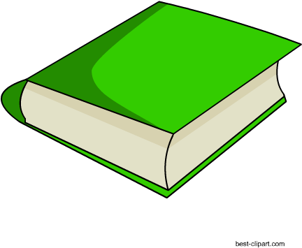 Free Green Book Clipart Image - Clip Art (450x450)