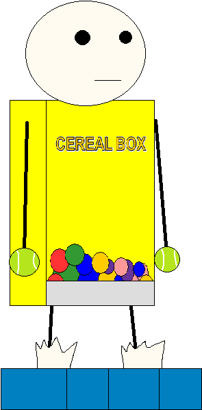 Cereal Box Man Sprite By Neopets2012 - Diagram (339x649)