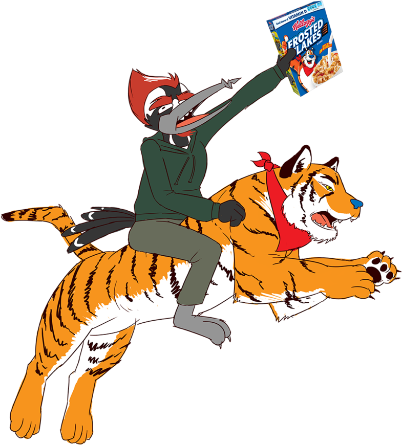 Bout To Win The Cereal War By Weasel-punk - Cartoon (862x926)