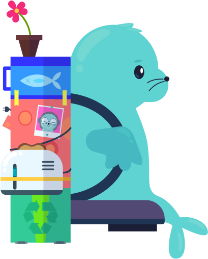 Sammie Seal, A Free, Bilingual Game To Help Students - Sammie Seal, A Free, Bilingual Game To Help Students (442x523)