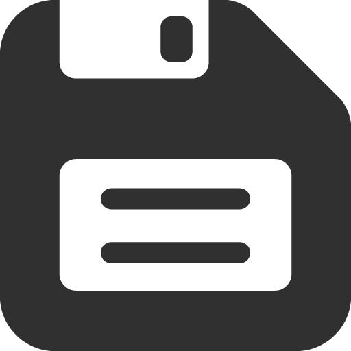 Black Save Icon Image - Black Salve (512x512)