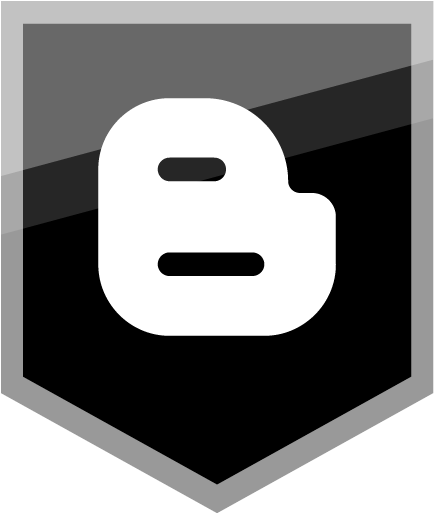 Blogger Free Silver Shield Icon Alfredocreates - Clip Art (513x512)