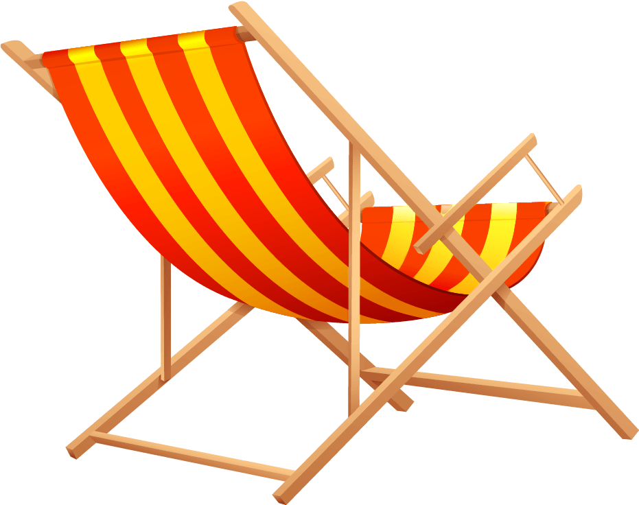 Transparent Beach Lounge Chair Png Clipart Picture - Beach Scene Flip Flops (941x754)