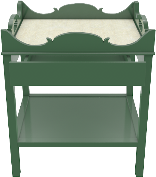 Charleston Side Table With Drawer - Outdoor Bench (1000x1000)