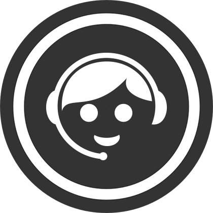 Help Desk Library Icon Image - White Help Desk Icon (420x420)