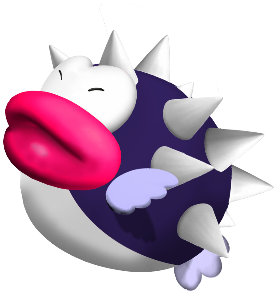 Deep-cheep Mario 2012 Game - Porcu Puffer (1024x1024)