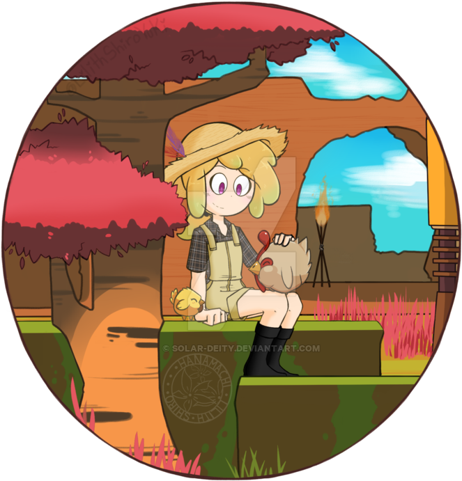 [fnafhs] Chica In Slime Rancher By Solar-deity - Cartoon (900x842)