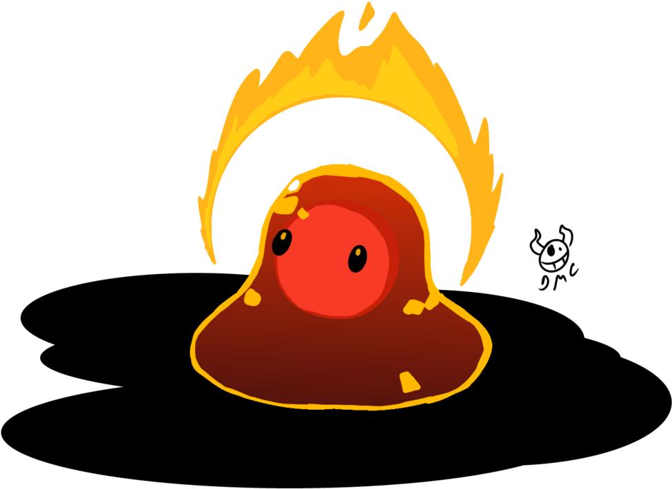 Fire Slime By Marscam - Fire Slime By Marscam (1024x733)