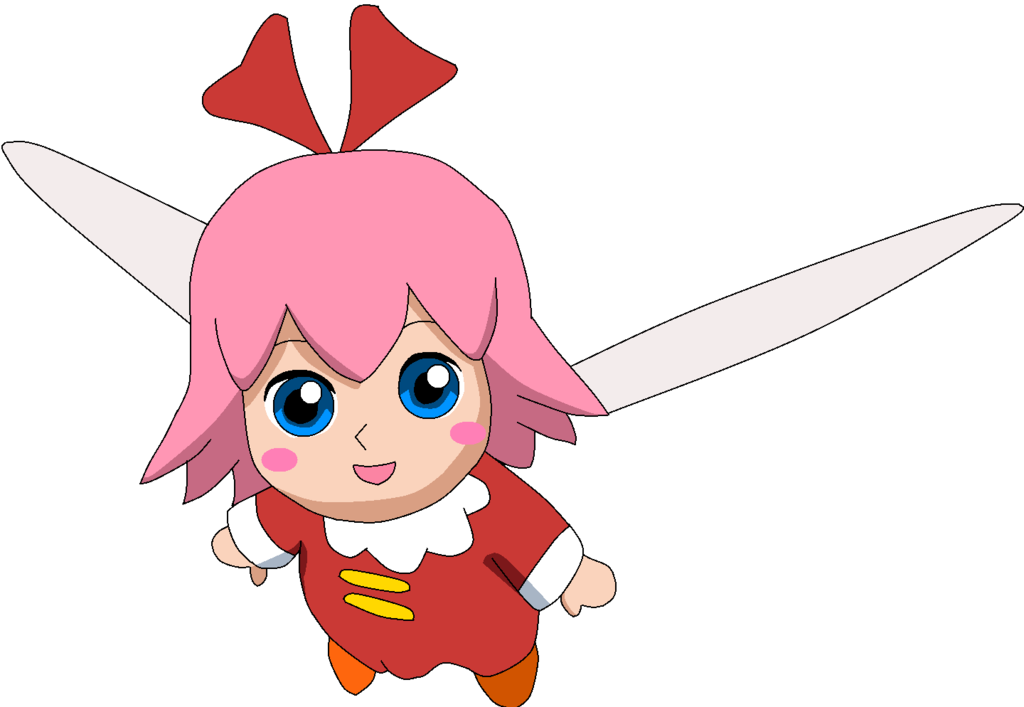 Kirby 64 Crystal Ribbon Anime Style Artwork By Aquamimi123 - Ribbon Kirby Anime (1024x707)