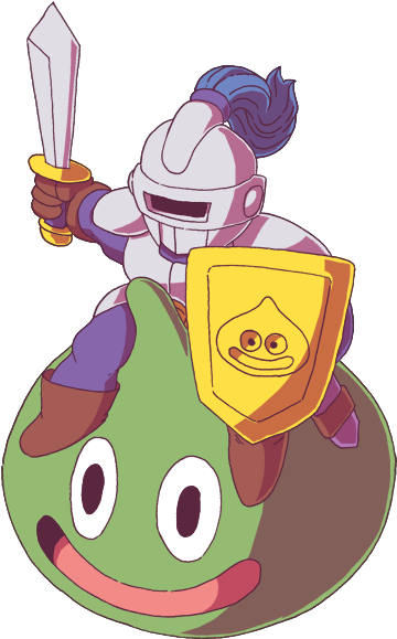 Slime Knight Id By Dmitriyu - Cartoon (500x620)