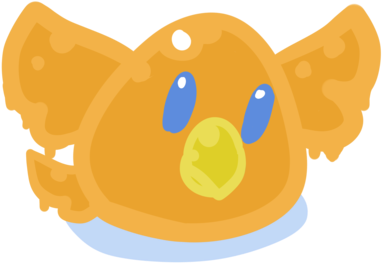 Bird Slime By Lovableleafeon - Cartoon (400x400)