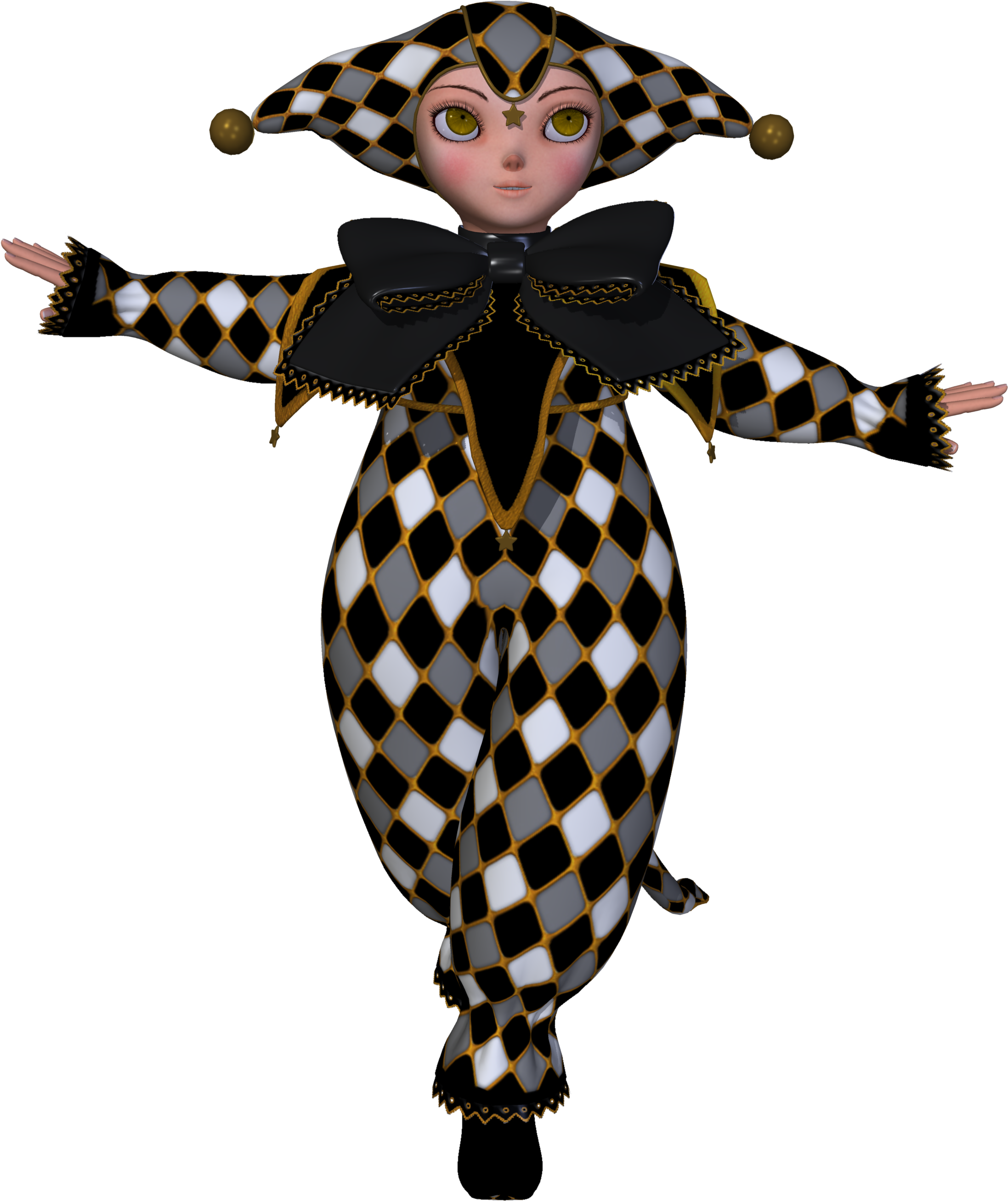 Birthday Card Clown - Clown Arms With Transparent Background (3000x3000)