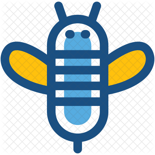 Honey Bee Icon - Emblem (512x512)