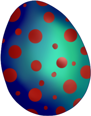 Easter Egg Microsoft Azure - Polka Dot (500x500)