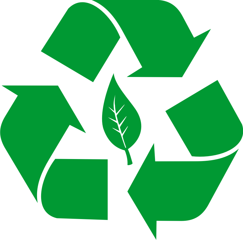 All Skip-bin Waste Is Taken To Our Transfer Station - Recycling Symbol (845x836)