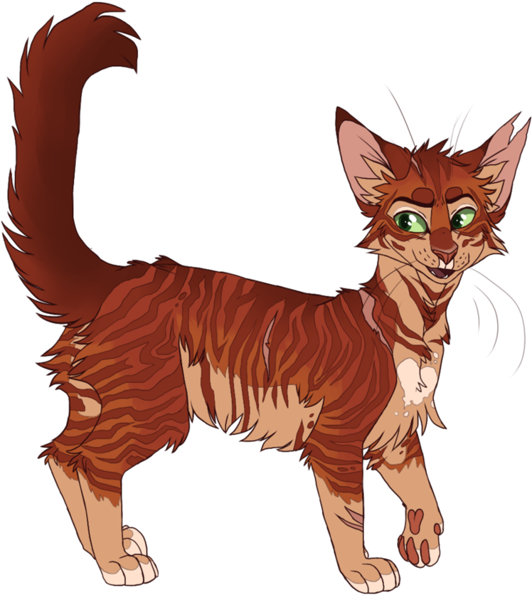 I'm Doing The 100 Warrior Cats Challenge So I Drew - Firestar (928x861)