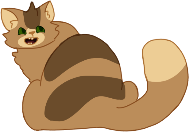 Fallowsong Warrior Queen Thunderclan Cake Nugget Warriors - Cat Yawns (640x543)