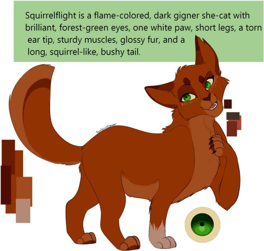 Squirrelflight By Purespiritflower Squirrelflight By - Warrior Cats Squirrelflight (918x870)