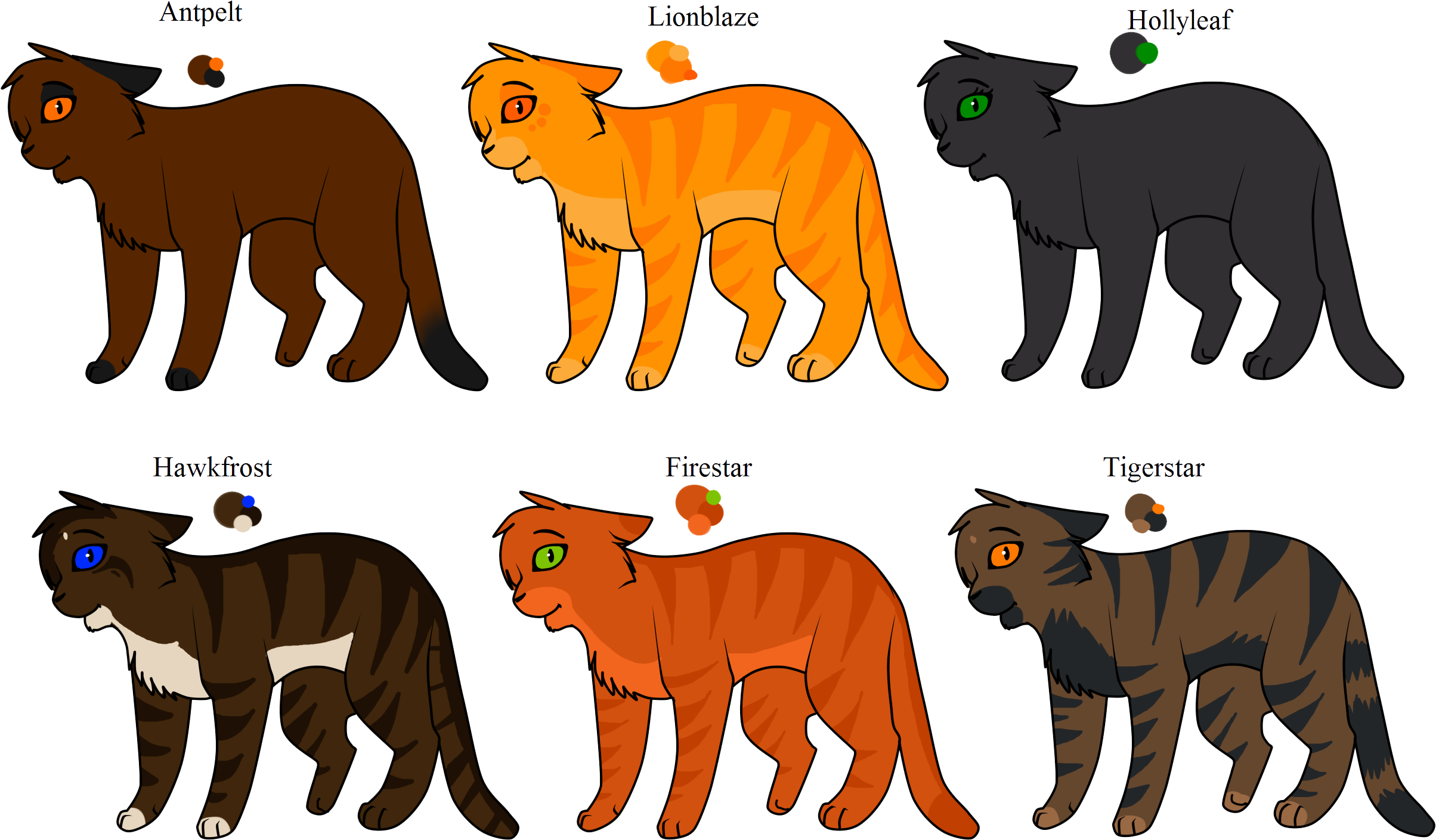 Warrior Cats Reference Sheet By Xxthatepicdrawerxx - Warriors (2455x1650)