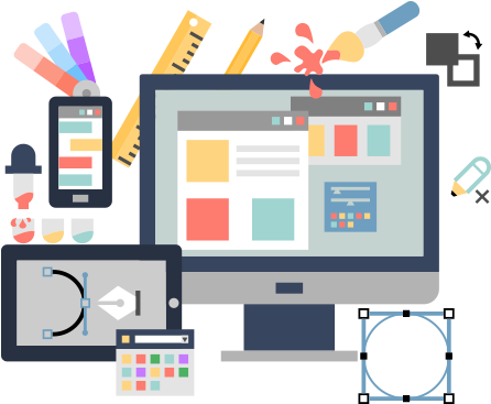 Cornerstones Of A Powerful Website Design - Diagram (553x385)
