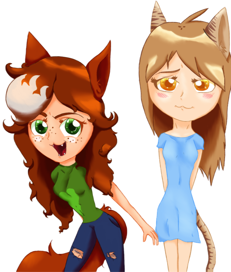Squirrelflight And Leafpool By Averymar - Warrior Cats Squirrelflight And Leafpool (764x900)