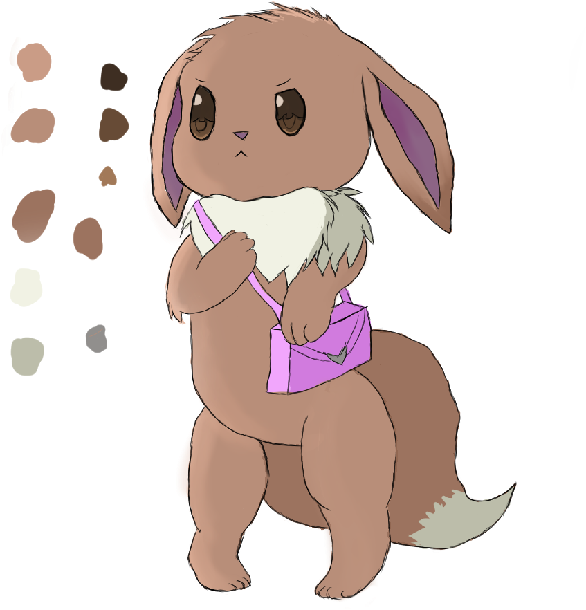 Eevee Pmd Protagonist By Sweets And Horror - Cartoon (1000x1000)