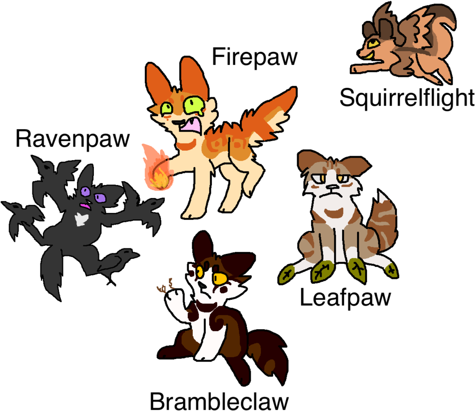 Warrior Cat Names Taken Literally By Dieselpaws - Warrior Cat Name Taken Seriously (1024x882)