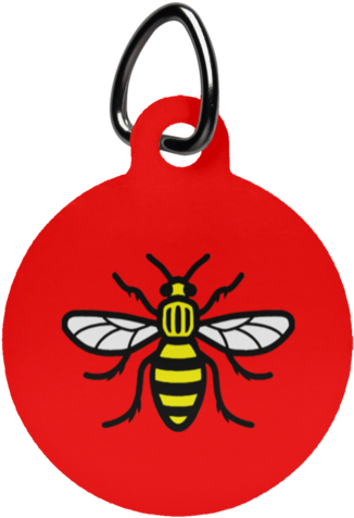 Manchester Bee Circle Pet Tag - Manchester Bee Flex Fit Twill Baseball Cap (480x480)
