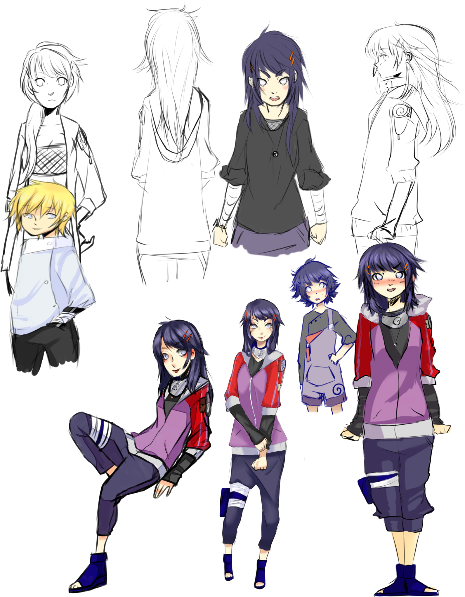 Naruhina Baby By Athalyah75 On Deviantart Sasusaku - Cartoon (1600x2074)