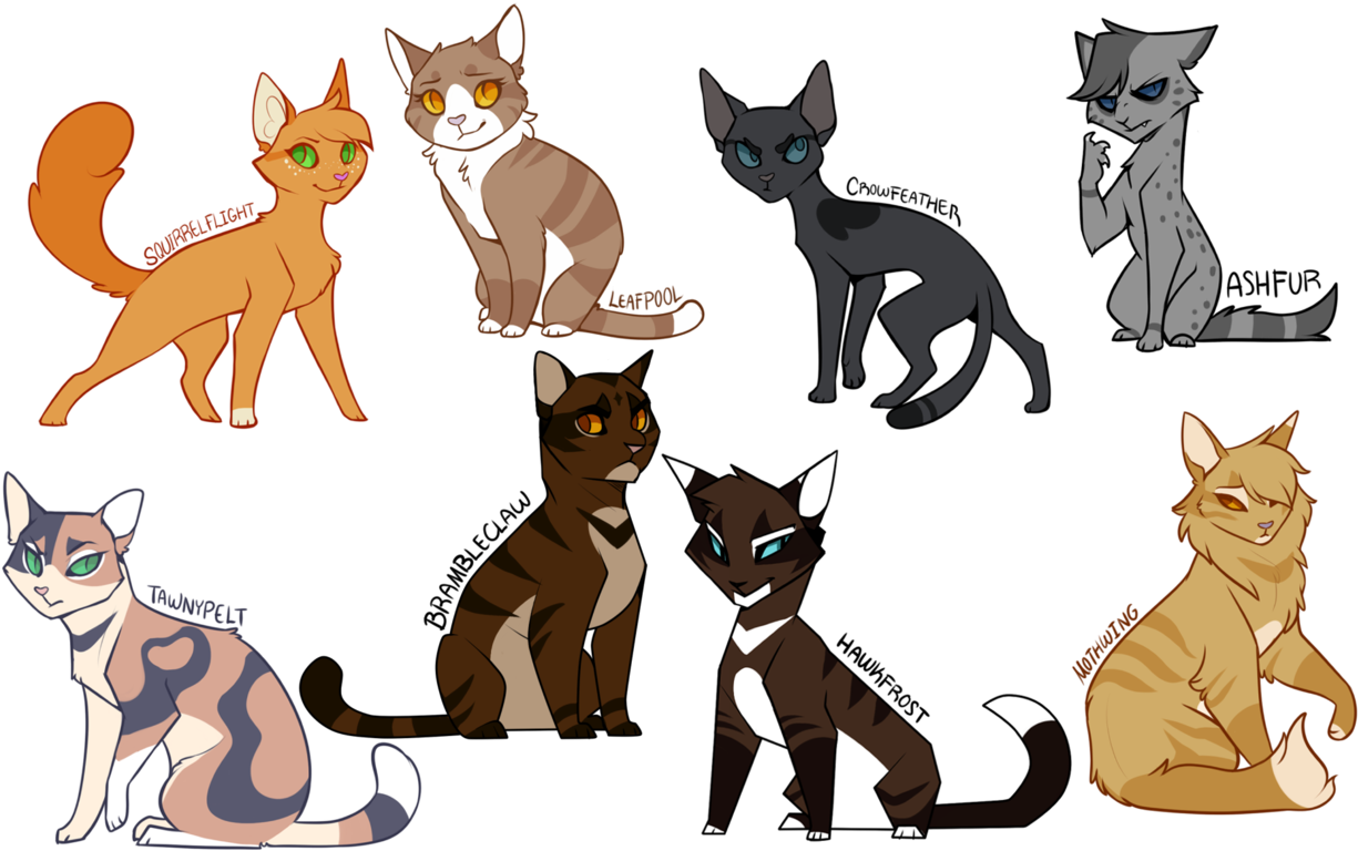 Even More Warrior Cats Design By Drakynwyrm - Nifty Senpai Warrior Cat Designs (1280x790)