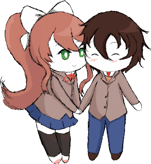 User Selected Cover - Monika Doki Doki Doki Literature Club (640x578)
