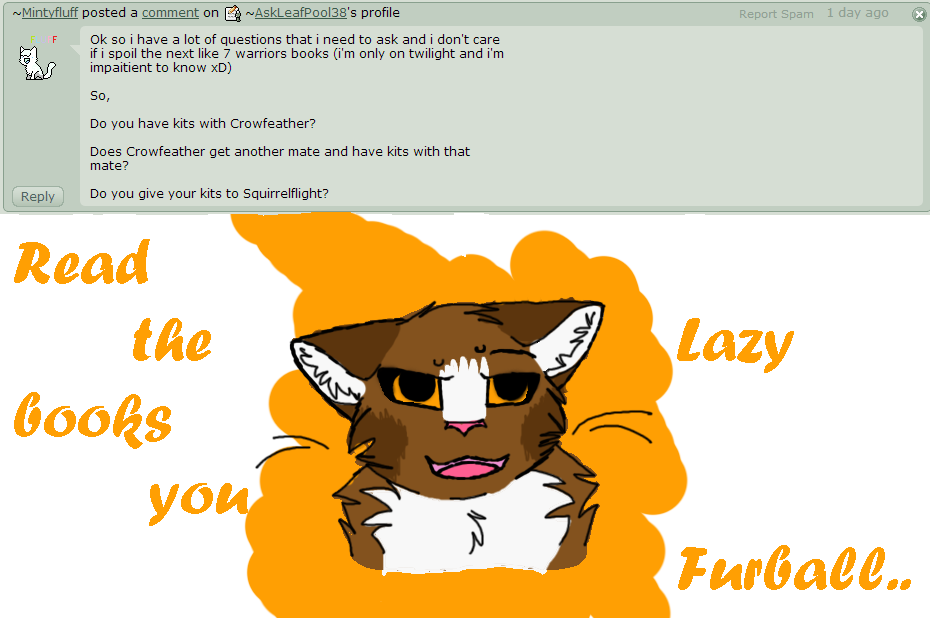 Ask Leafpool 25 By Askleafpool38 - Under The Bleachers (930x618)