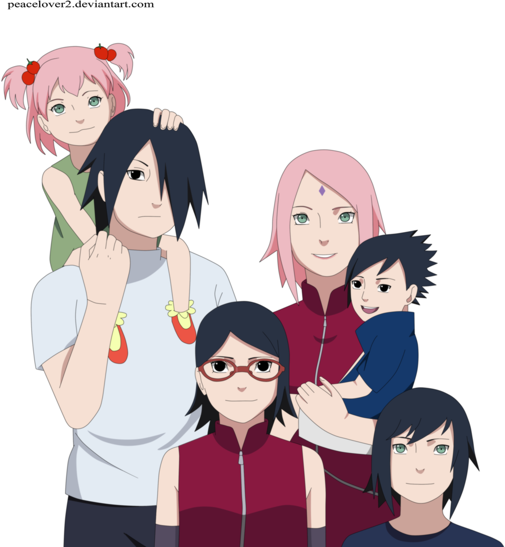 Naruhina Sasusaku Family Www Imgkid Com The Image Kid - Sasusaku Family (1024x1099)