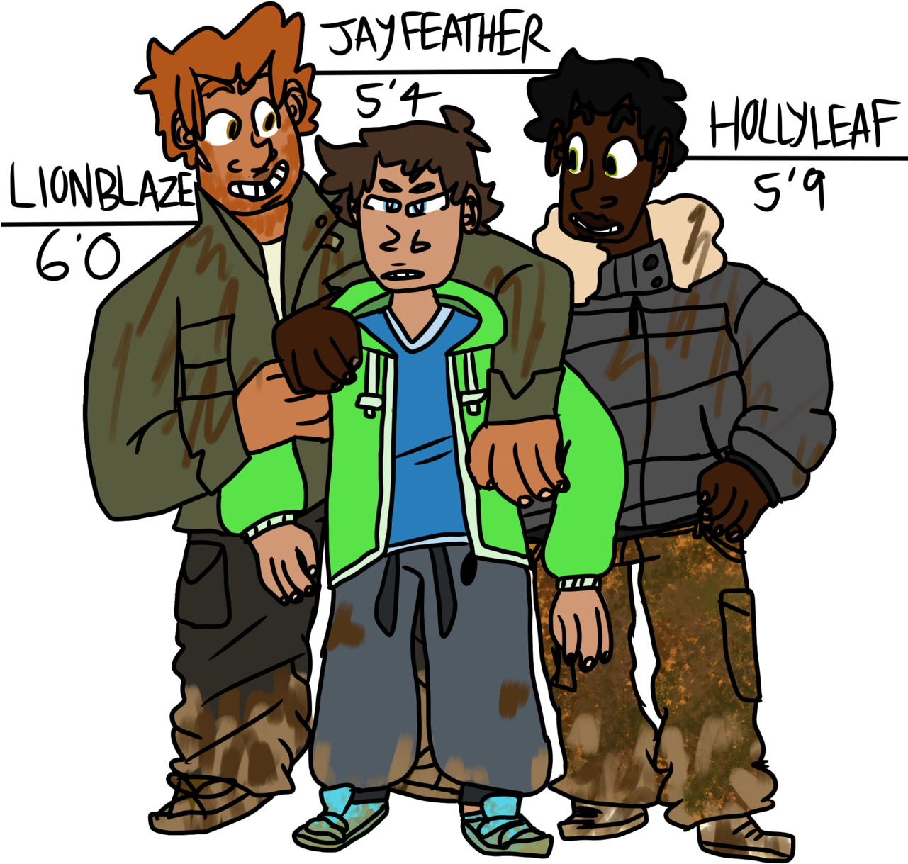 Also Squirrelflight Has Short Hair So Hollyleaf Taking - Hollyleaf (1280x1280)