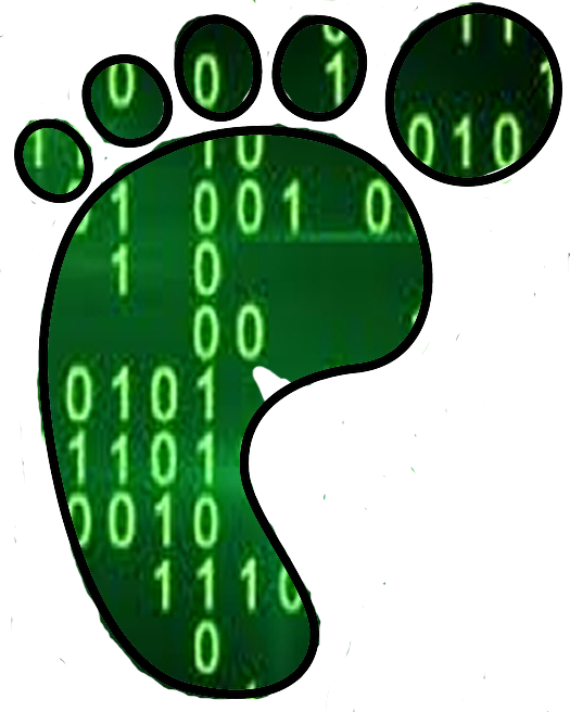 Digital Footprint Clipart - Number (525x656)