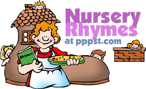 Free Presentations In Powerpoint Format, Free Interactives - Nursery Rhyme Clip Art (609x369)
