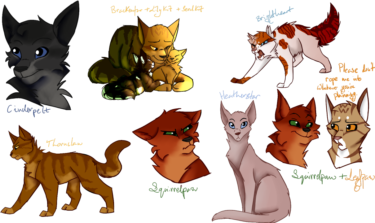 Warrior Cats Warriors Cinderpelt Brackenfur Leafpool - Swift Fox (1280x720)