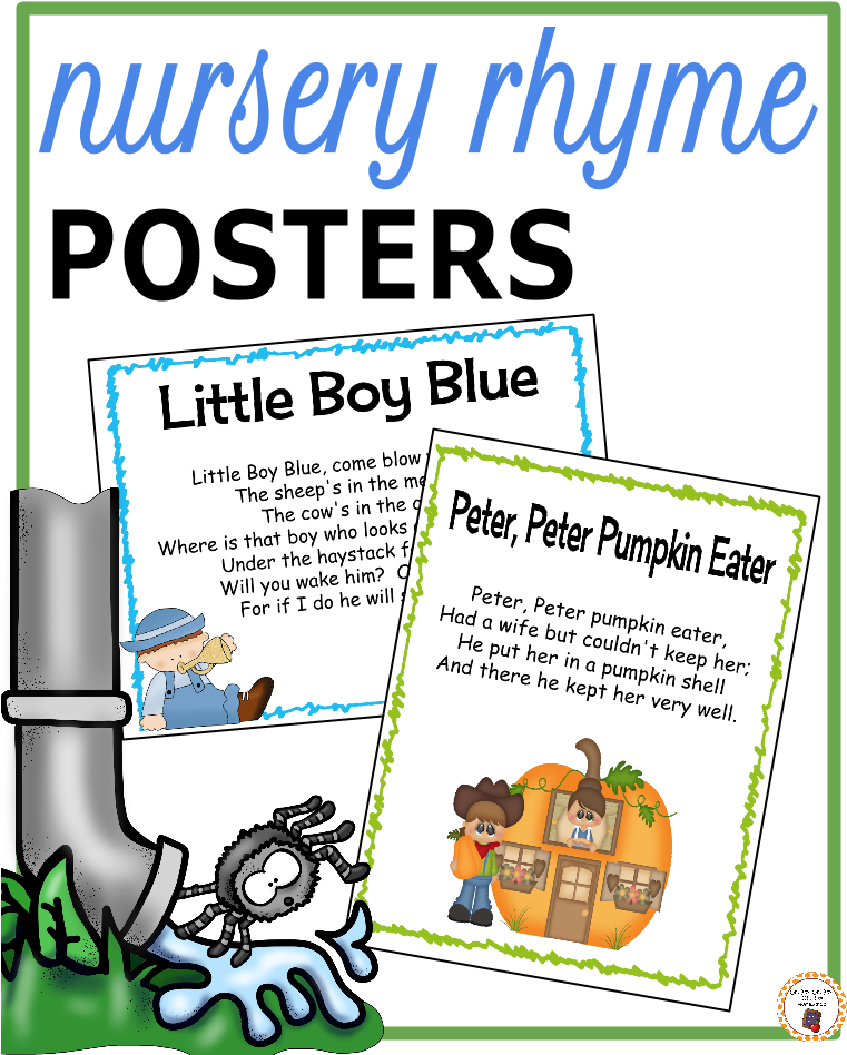 I Love Using These Nursery Rhyme Posters During My - Rhyme (768x960)