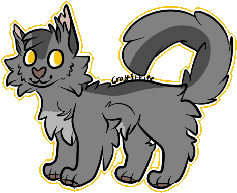 Warriors Warriorcats Po3 Warrior Cats Chibis Thunderclan - Mac App Store Icon (474x384)