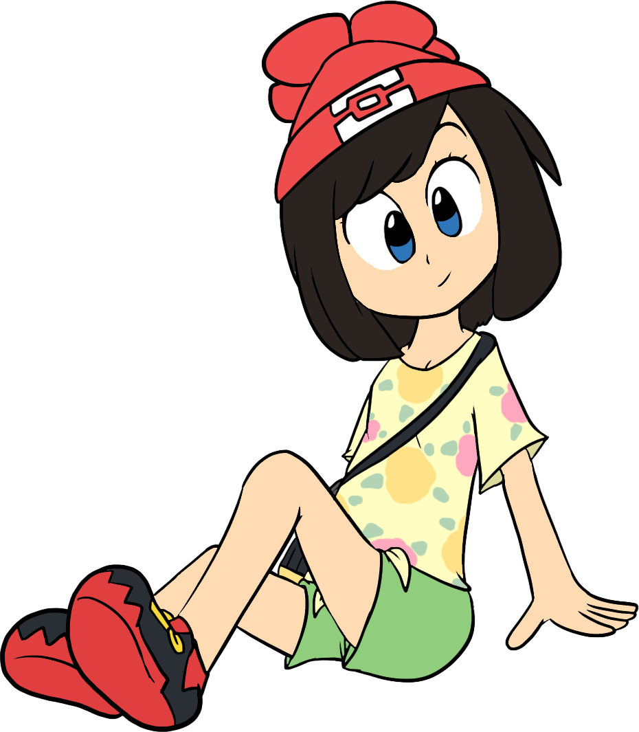 Juacoproductionsarts The Pokemon Sun/moon Female Protagonist - Pokemon Moon Female Protagonist (930x1065)