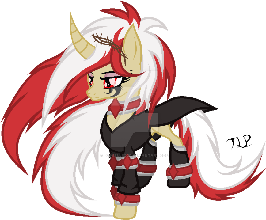 Scarlet Crescendo By The Last Protagonist - Cartoon (900x750)