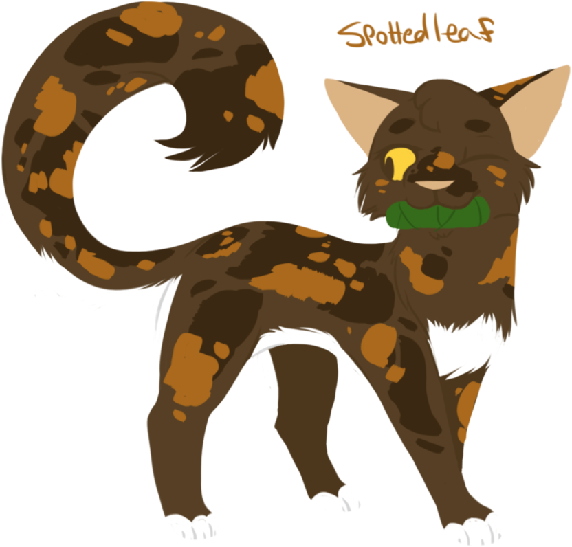 Spottedleaf By Toboe5tails - Black Cat (896x891)