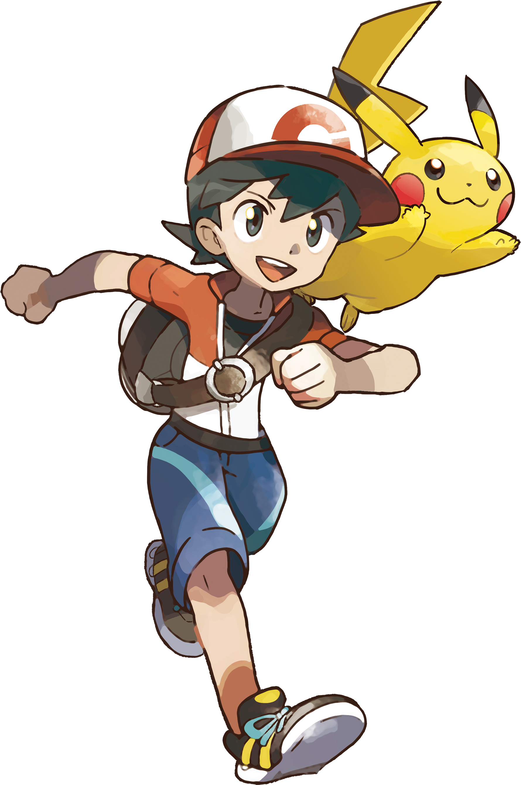 Resized To 32% Of Original - Pokemon Let's Go Trainer (2625x3075)